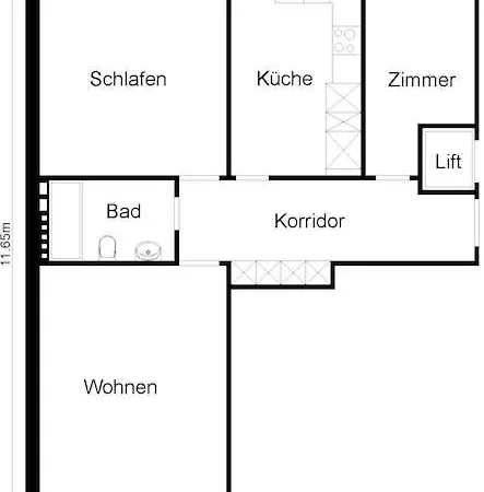דירה Very 2bd Flat Center Enge - 1